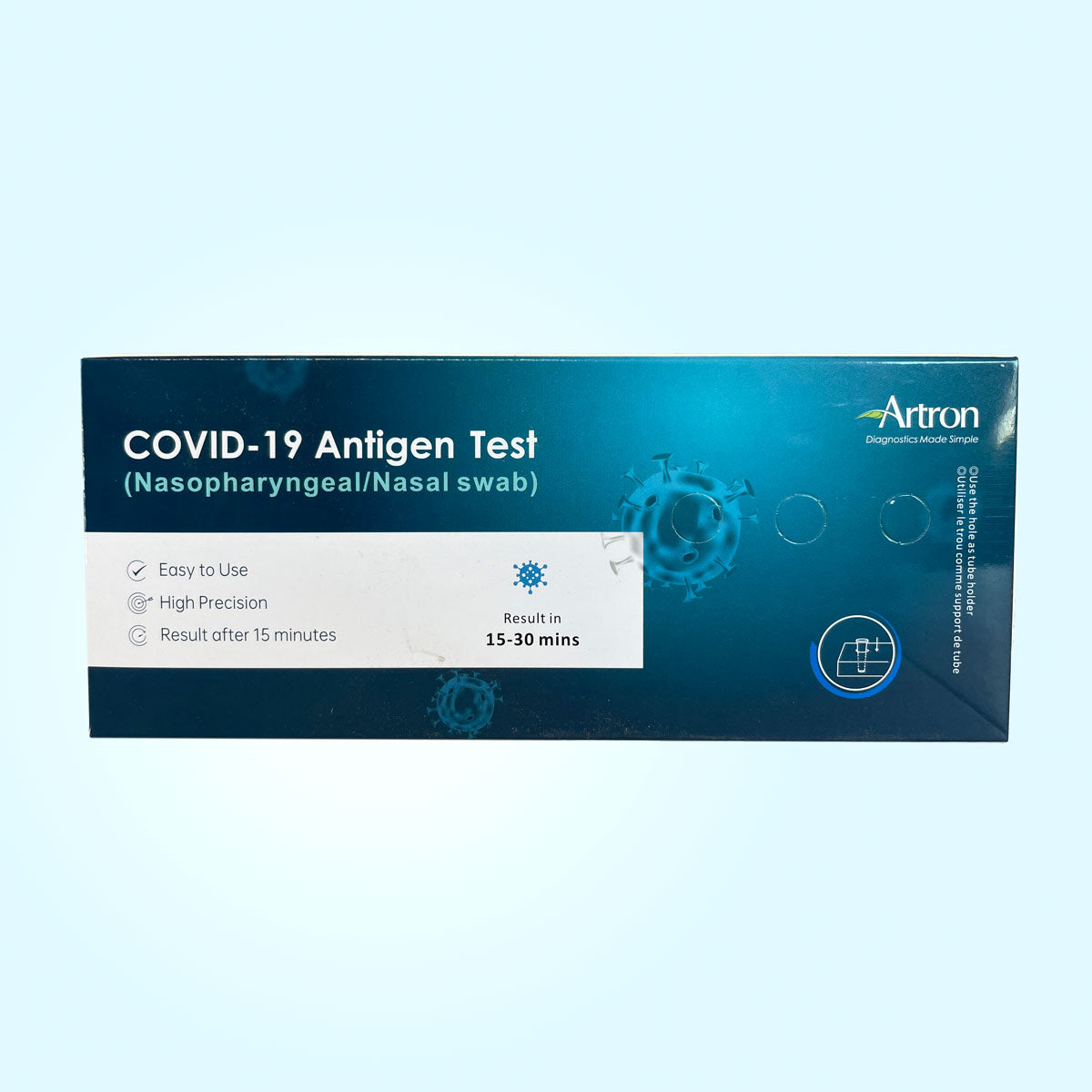Box of 5 Artron Rapid Antigen Tests for Professional Nasal Nasopharyngeal Swab Test COVID 19