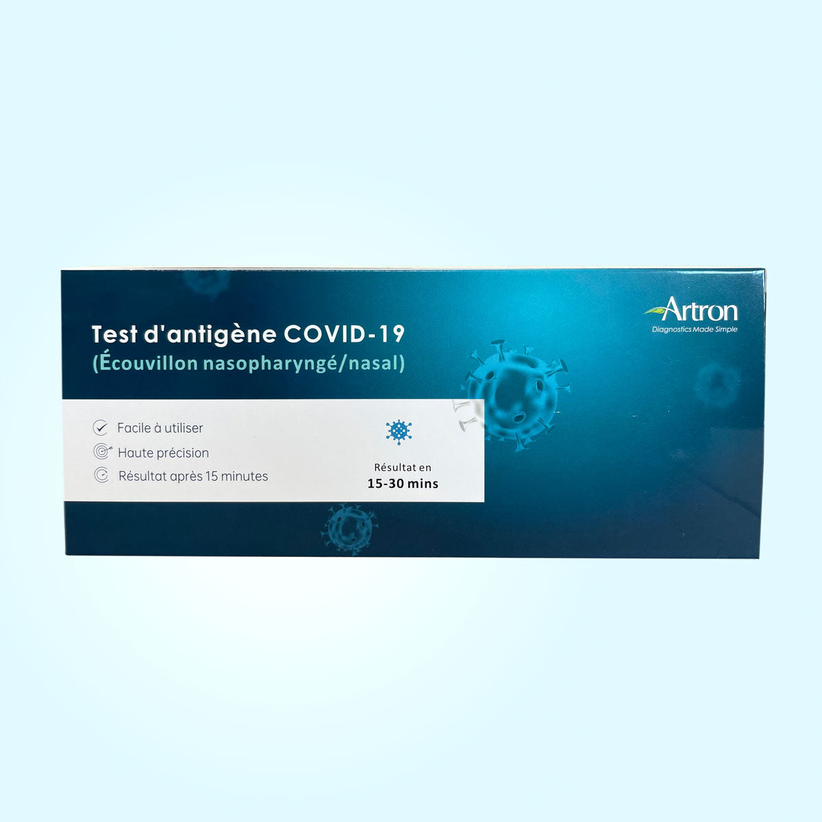 Artron COVID-19 Home / Pro Rapid Antigen Test (5 tests) - Made in Canada