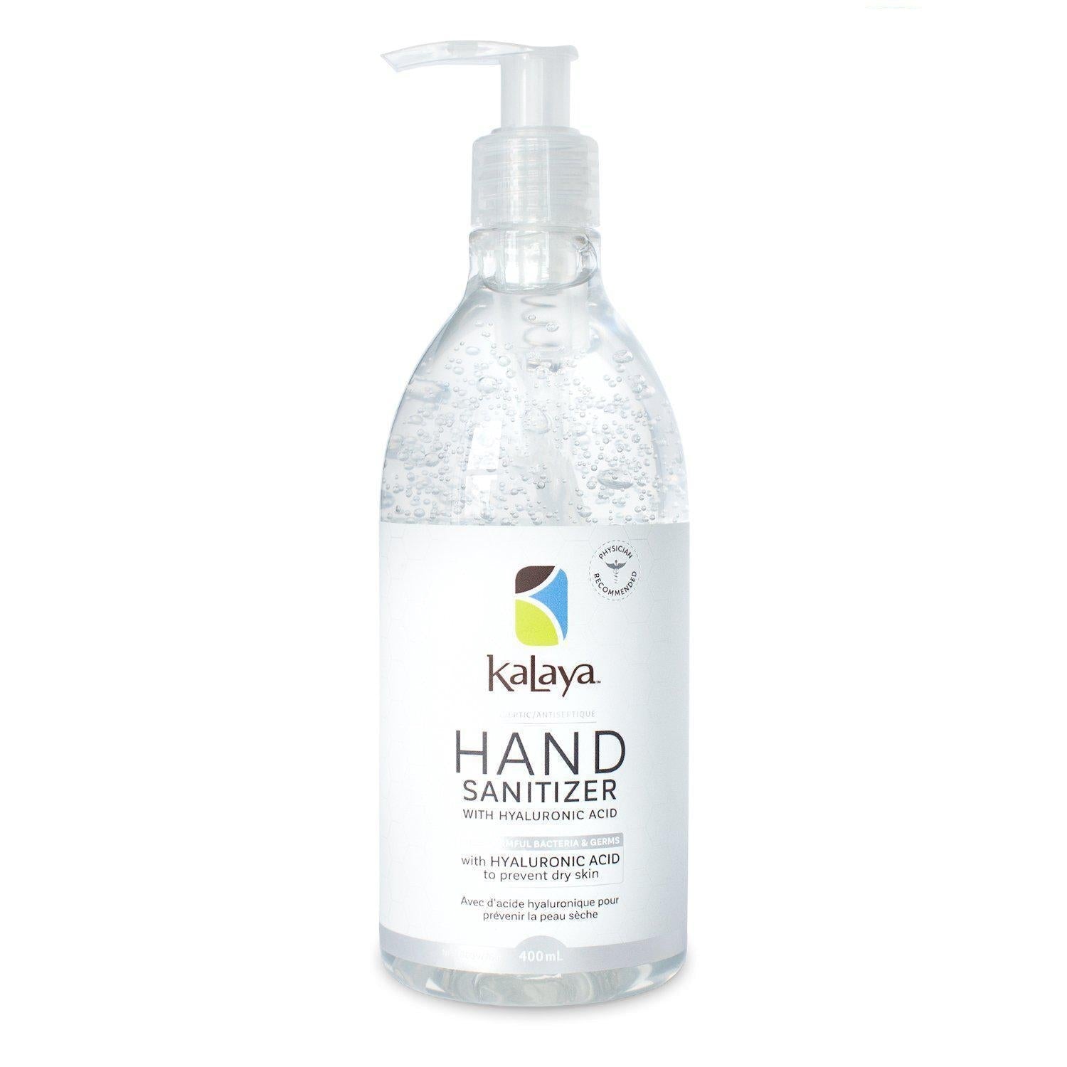 Kalaya Premium 400mL Hand Sanitizer with Hyaluronic Acid Made in Can