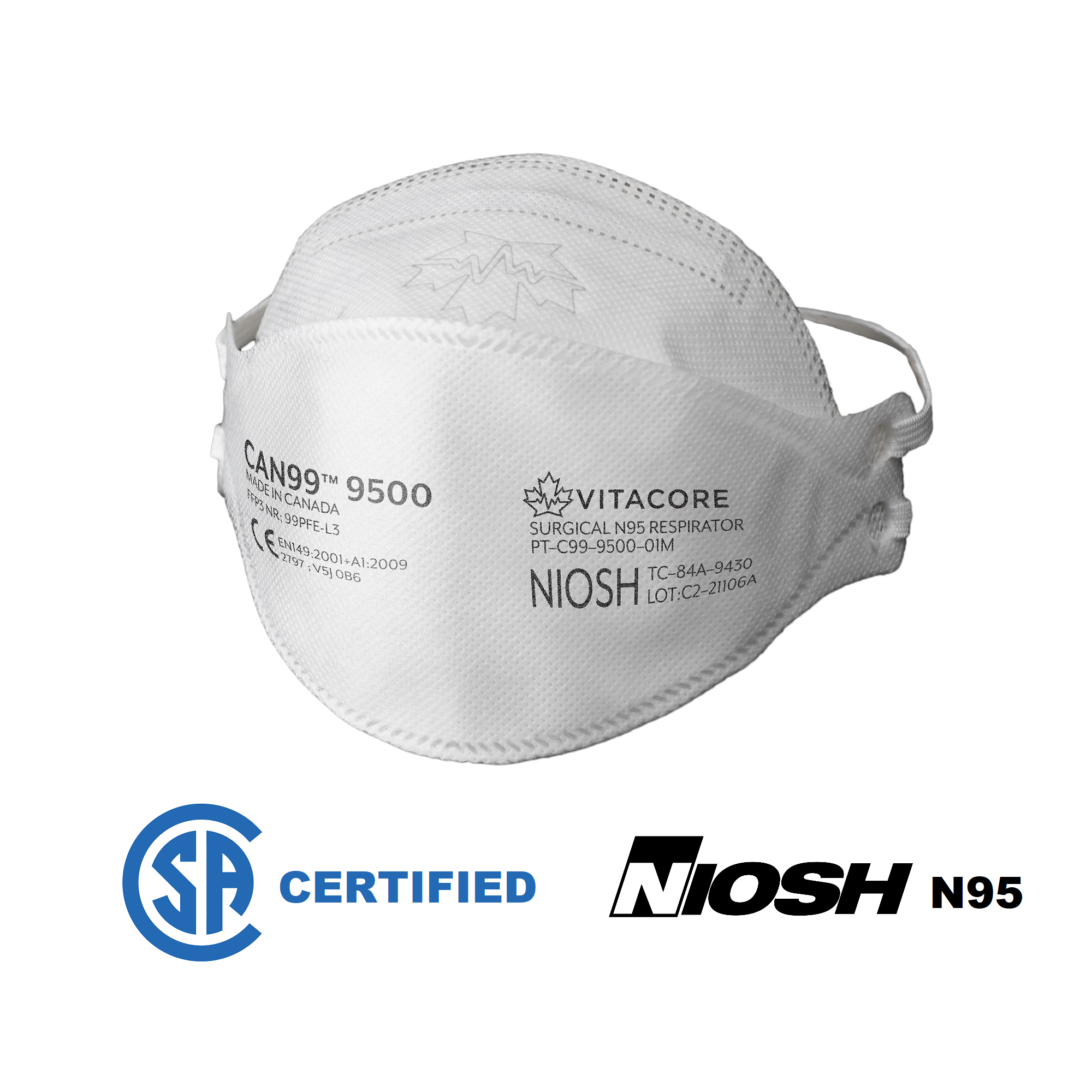 Masque respiratoire Vitacore CAN95