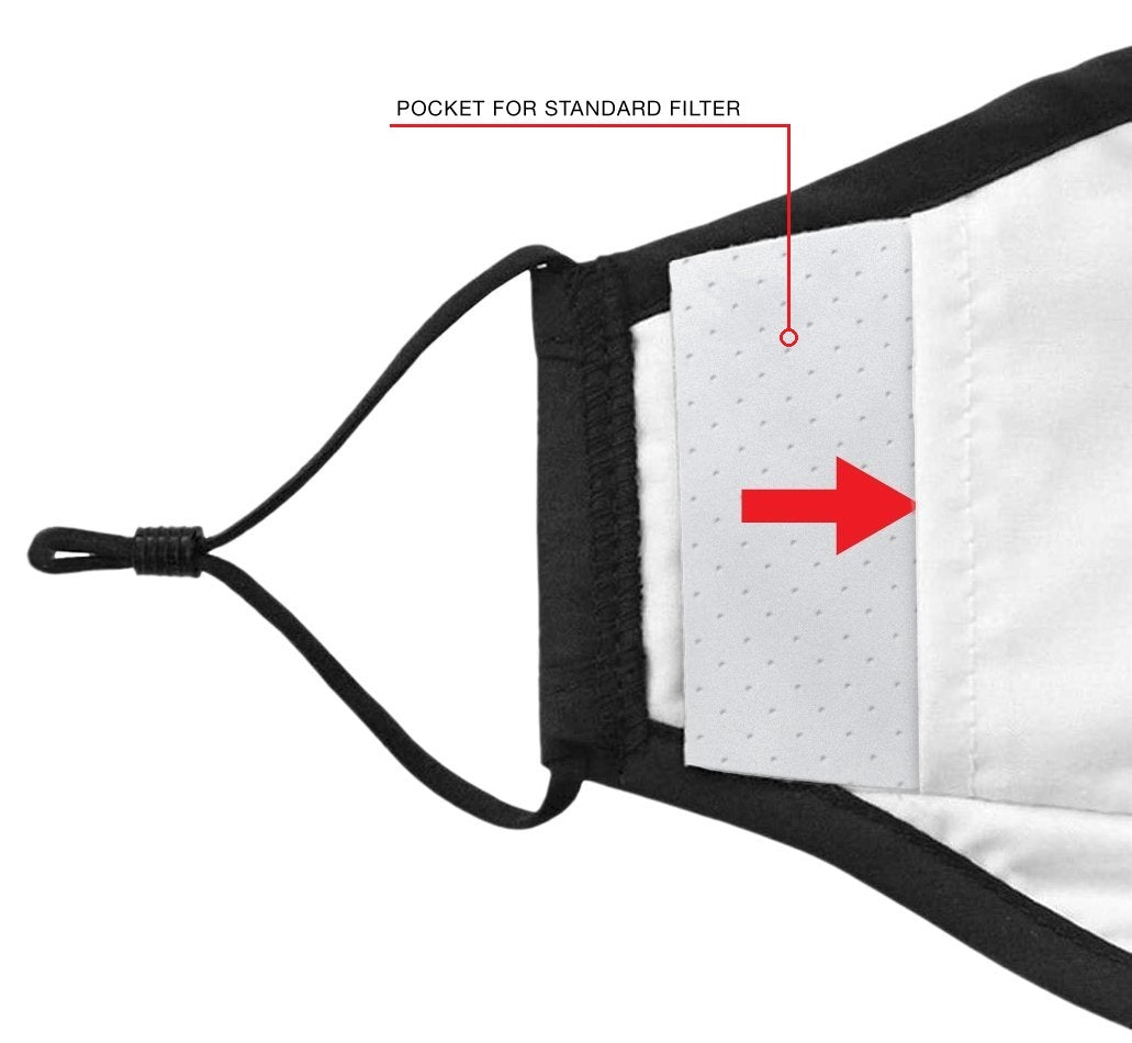 Canada Strong 3-Layer Cotton Mask with Pocket