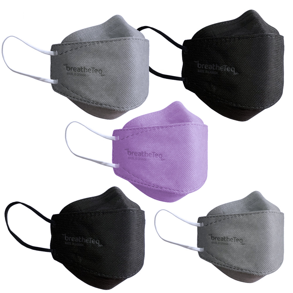 breatheTeq KN95 Sample Sizing Kit - Made in Canada Respirator Mask