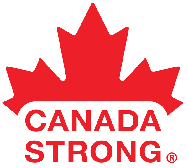 Canada Strong Logo - Red Maple Leaf - Canadian Face Mask Company