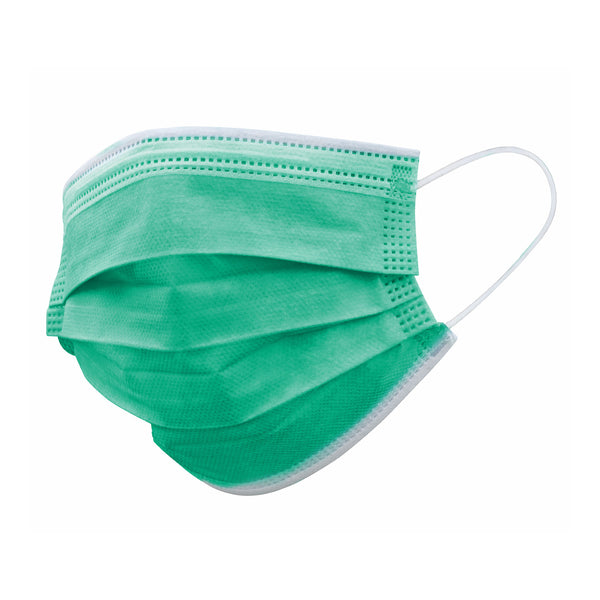 Airguardz Level 3 Green Surgical Mask 3ply ASTM Made in Canada