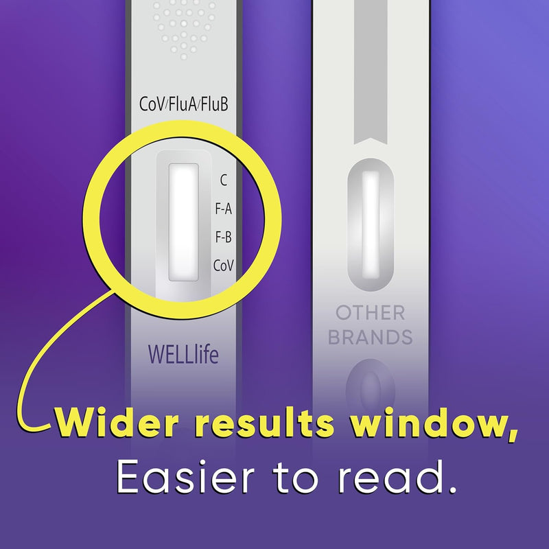Well Life COVID-19 and Flu Home Combo Rapid Antigen Test