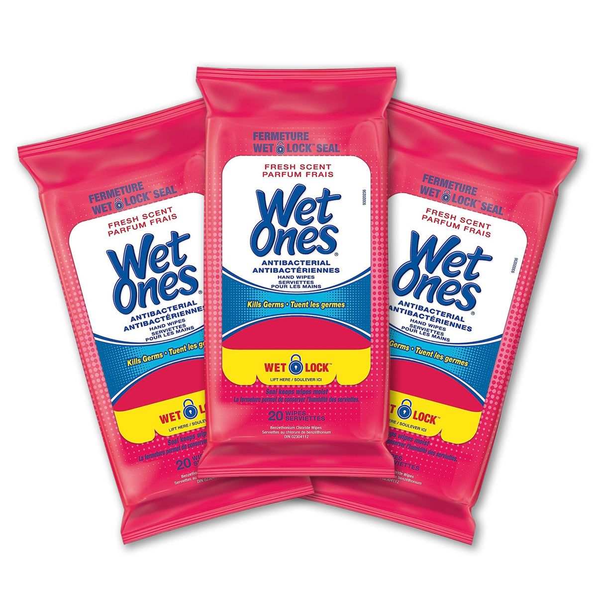 Wet Ones Fresh Scent Antibacterial Hand Wipes Travel Pack Canada