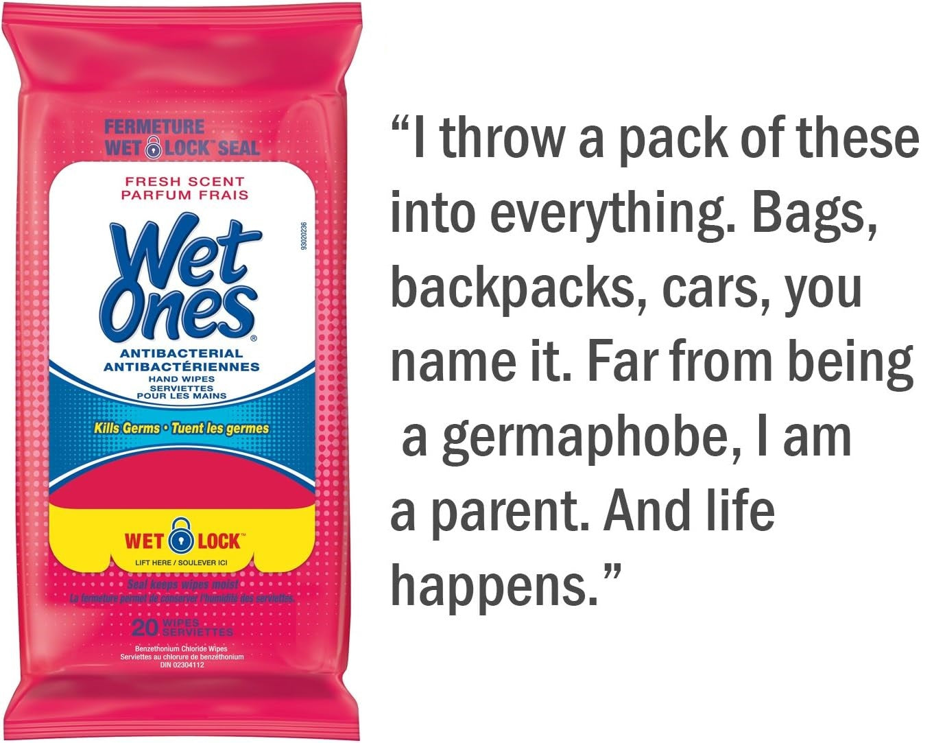 Wet Ones Fresh Scent Antibacterial Hand Wipes Review Canada