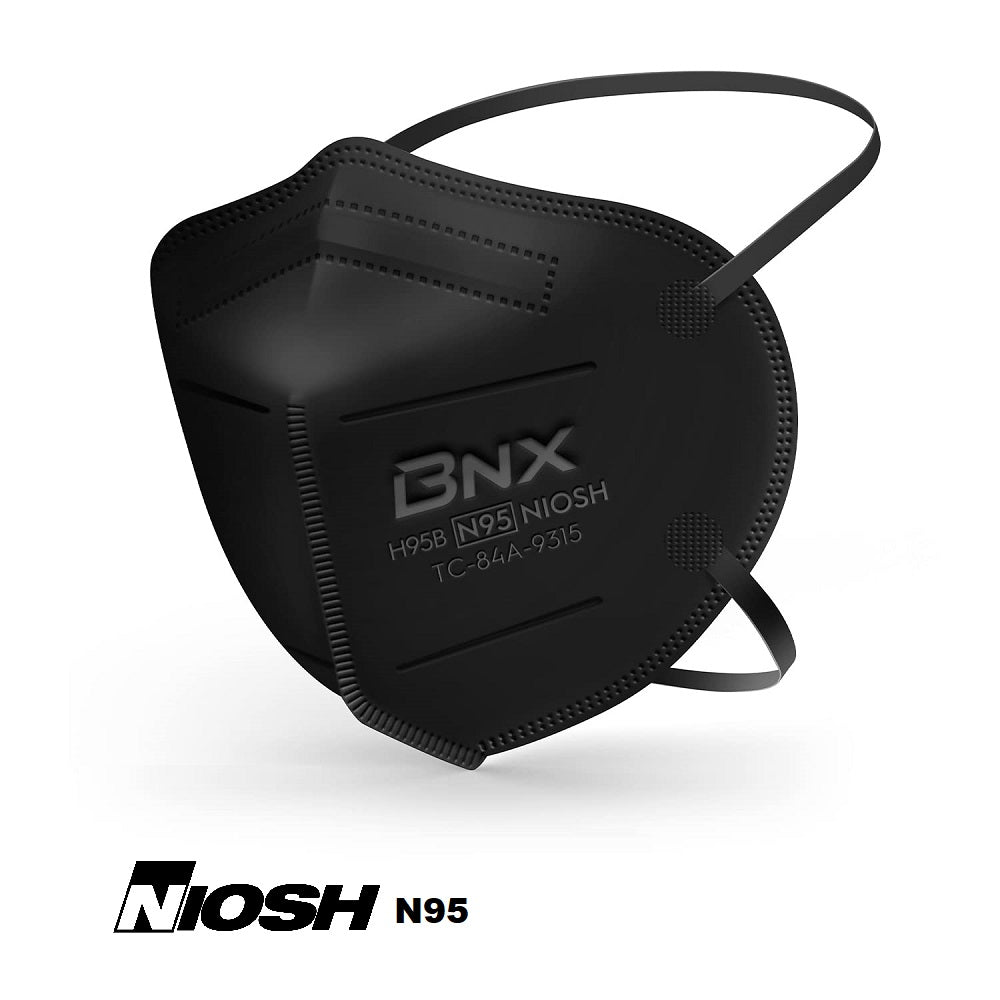 BNX H95B NIOSH N95 approved from Canada Strong black headband respirator mask