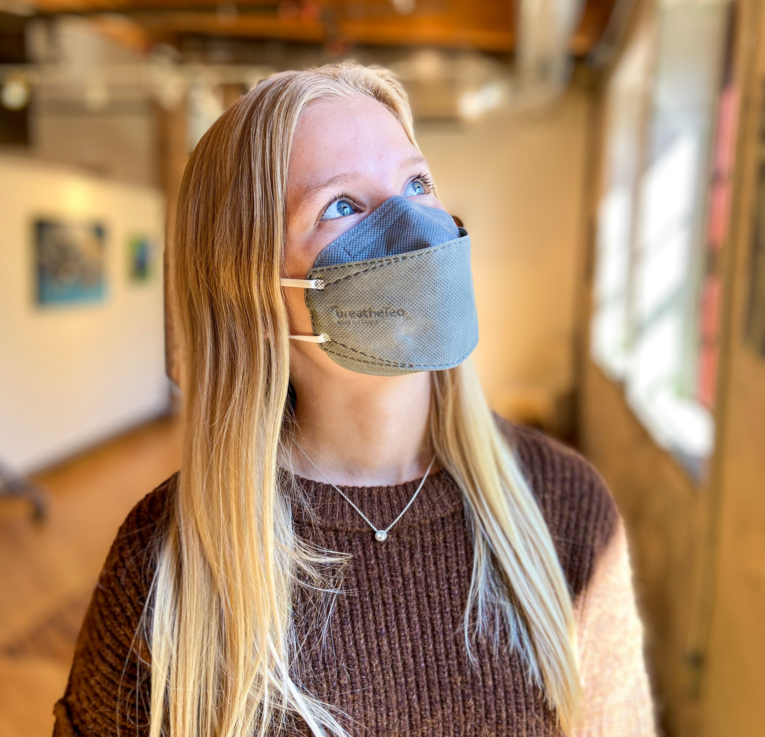 Strong Mask BreatheTeq KN95 Small Grey Respirator Mask - Made in Canada – Canada ...