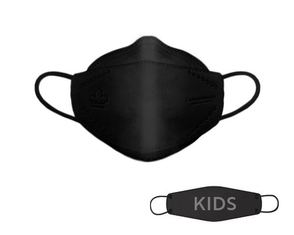 Kids black Canada Masq CA-N95 respirator mask
